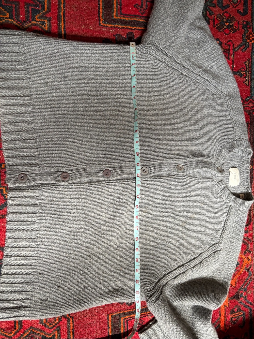 Dôen Adley Cardigan in Grey - Picture 10 of 12